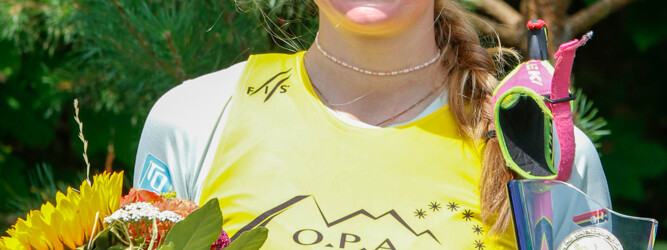 Ronja Loh (GER) übernahm mit ihrem Tagessieg die Gesamtführung im Alpencup.