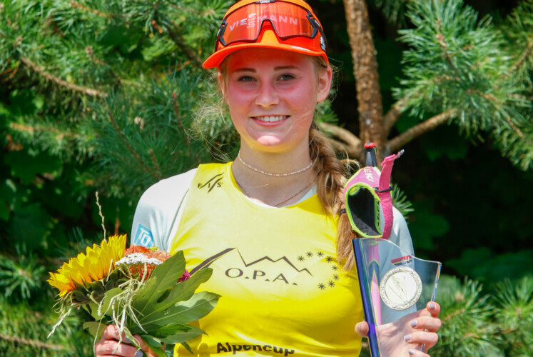 Ronja Loh (GER) übernahm mit ihrem Tagessieg die Gesamtführung im Alpencup.