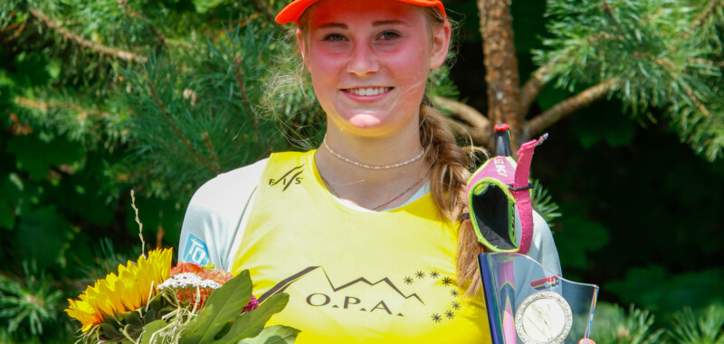 Ronja Loh (GER) übernahm mit ihrem Tagessieg die Gesamtführung im Alpencup.