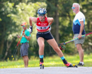 Laura Pletz (AUT) beim Alpencup in Bischofsgrün