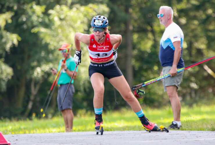 Laura Pletz (AUT) beim Alpencup in Bischofsgrün