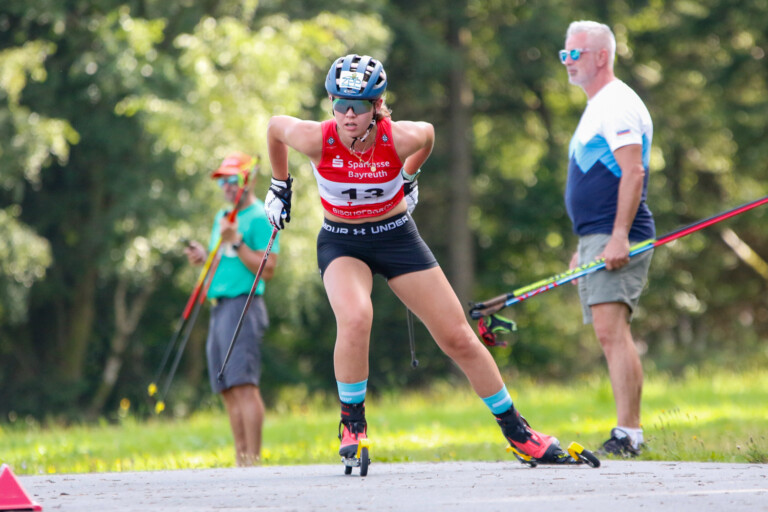 Laura Pletz (AUT) beim Alpencup in Bischofsgrün