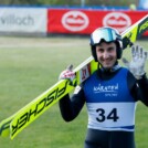 Fabio Obermeyr (AUT) hat gut lachen, er lief die beste Zeit im Rennen.