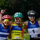 Die Tagessiegerinnen: Nathalie Armbruster (GER), Ema Volavsek (SLO), Svenja Wuerth (GER), (l-r)