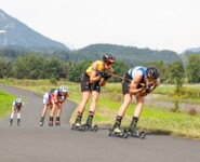 Martin Fritz (AUT), Johannes Rydzek (GER), Terence Weber (GER), (l-r)