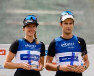 Die besten Springer: Svenja Wuerth (GER), Christian Deuschl (AUT)