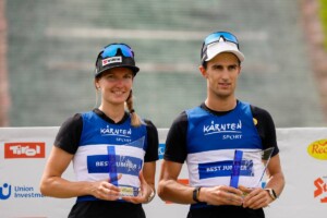 Die besten Springer: Svenja Wuerth (GER), Christian Deuschl (AUT)