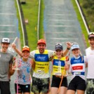 Die sechs Top-Platzierten der Gesamtwertungen: Franz-Josef Rehrl (AUT), Nathalie Armbruster (GER), Johannes Rydzek (GER), Ema Volavsek (SLO), Ida Marie Hagen (NOR), Terence Weber (GER)