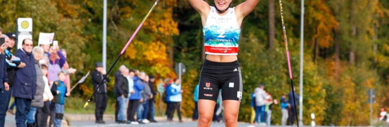 Deutsche Meisterin in der Nordischen Kombination 2023 Einzelwettbewerb: Nathalie Armbruster (GER)