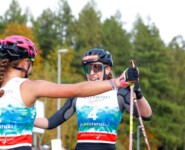 Deutsche Meisterin und Vizemeisterin: Nathalie Armbruster (GER), Jenny Nowak (GER), (l-r)