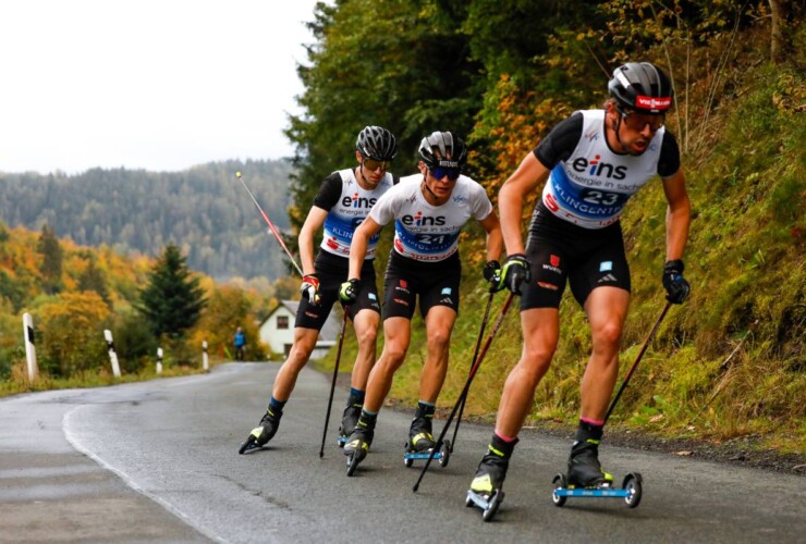 David Mach (GER), Johannes Rydzek (GER), (l-r)