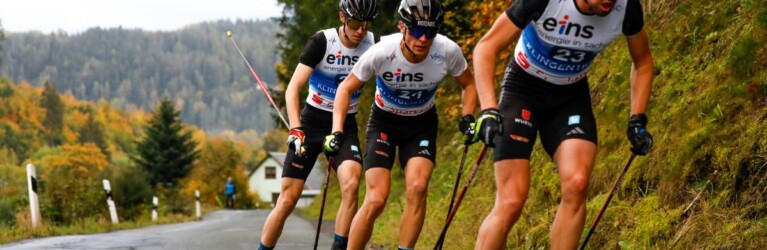 David Mach (GER), Johannes Rydzek (GER), (l-r)