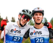 Erledigt, aber glücklich: Richard Stenzel (GER), Tristan Sommerfeldt (GER)