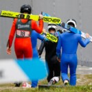 Springer zu Fuß auf dem Weg nach unten: Timo Tritschler (GER), Tristan Sommerfeldt (GER), (l-r)