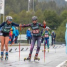 Amelie Steiner (GER), Kathrin Mark (GER) (l-r) beim Wechsel