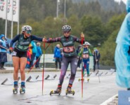 Amelie Steiner (GER), Kathrin Mark (GER) (l-r) beim Wechsel