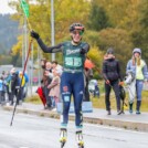 Jenny Nowak (GER) beim Zieleinlauf im Teamsprint