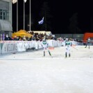 Zielsprint: Jarl Magnus Riiber (NOR), Jens Luraas Oftebro (NOR), Joergen Graabak (NOR), (l-r)