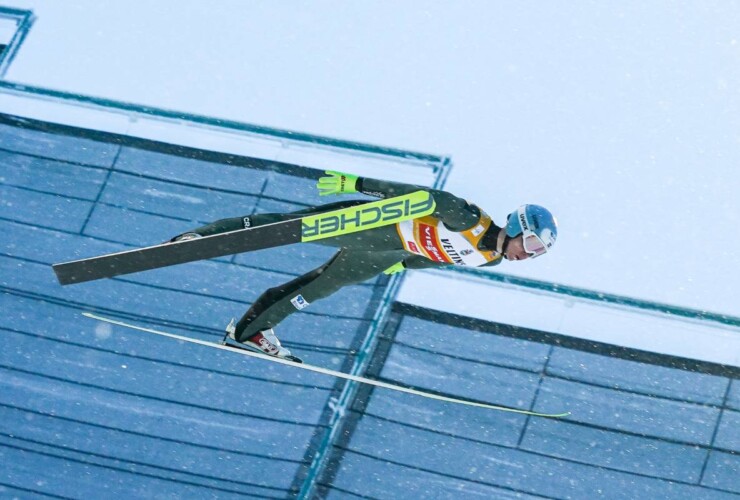 Jens Luraas Oftebro (NOR) musste nach dem Springen einen großen Rückstand hinnehmen.