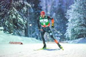 Johannes Rydzek (GER) lief erneut stark und machte Plätze gut.