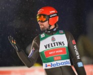 Johannes Rydzek (GER) war mit seinen Verhältnissen offenbar nicht zufrieden.
