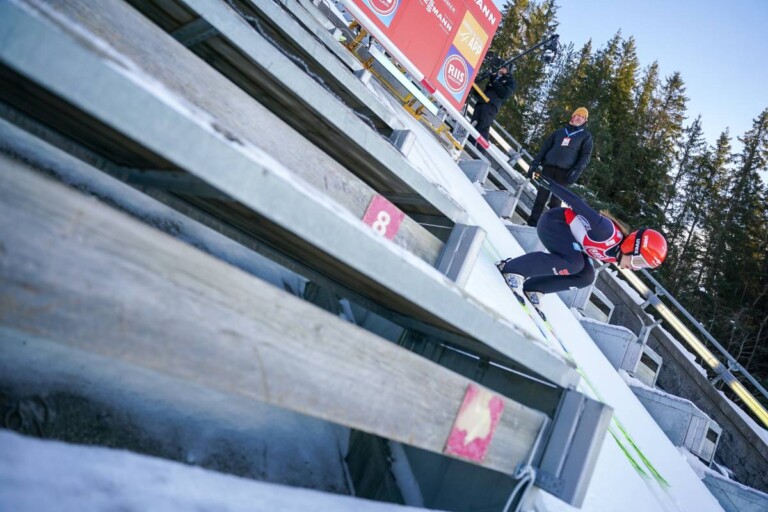 Jenny Nowak (GER) im Anlauf