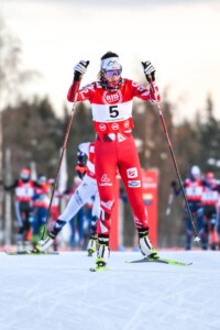 Lisa Hirner (AUT) war zufrieden mit ihrem Rennen.