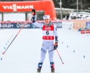 Ida Marie Hagen (NOR) freut sich über Rang zwei.