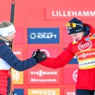 Die beste Läuferin und die beste Springerin: Ida Marie Hagen (NOR), Gyda Westvold Hansen (NOR), (l-r)