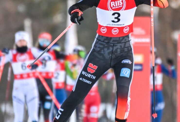 Svenja Wuerth (GER) ging als Dritte in den Lauf.