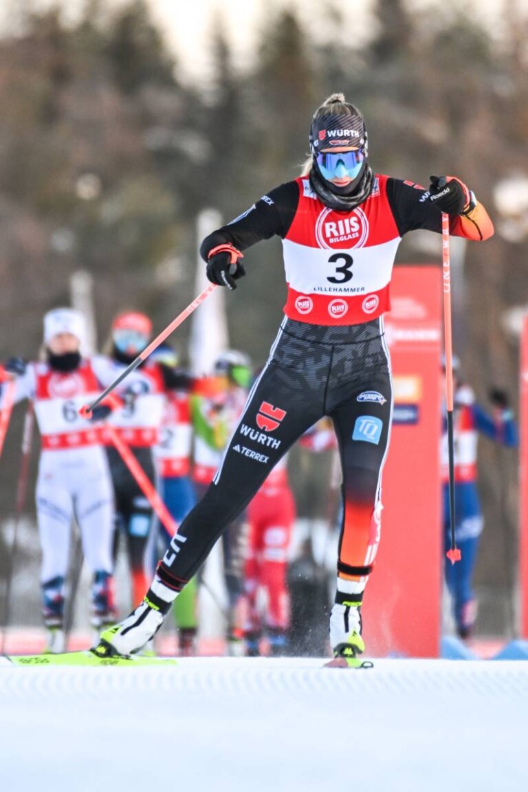 Svenja Wuerth (GER) ging als Dritte in den Lauf.