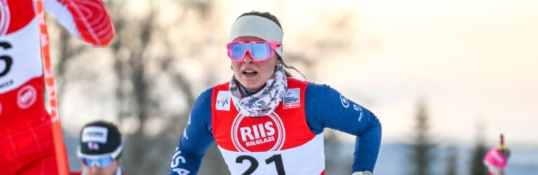 Annika Malacinski (USA) mit dem Blick nach vorn