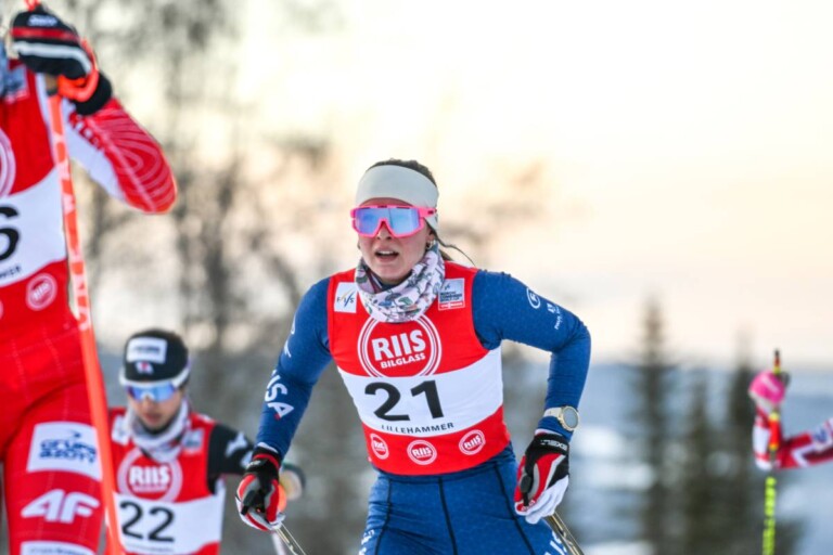 Annika Malacinski (USA) mit dem Blick nach vorn