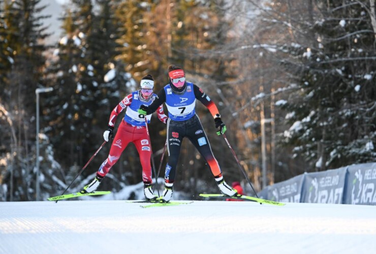 Lisa Hirner (AUT) im Duell mit Jenny Nowak (GER)