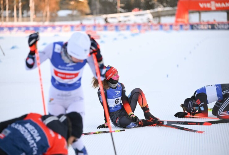 Völlig erledigt: Nathalie Armbruster (GER)