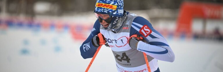 Laufbestzeit gegen die Kälte: Eero Hirvonen (FIN)