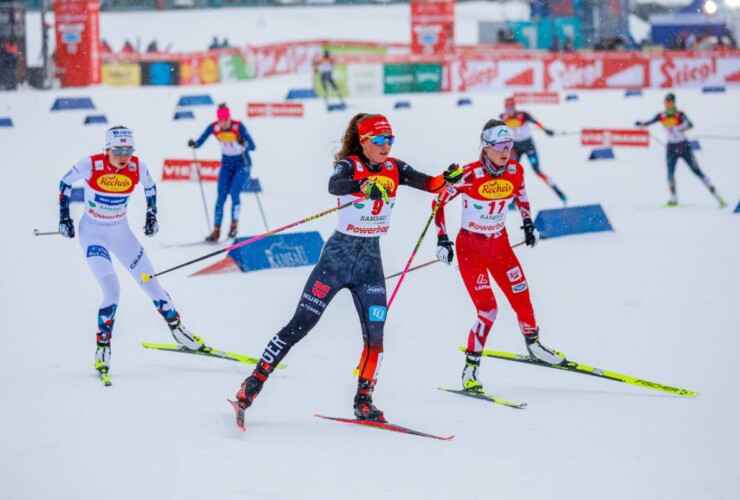 Nathalie Armbruster (GER) und Lisa Hirner (AUT)