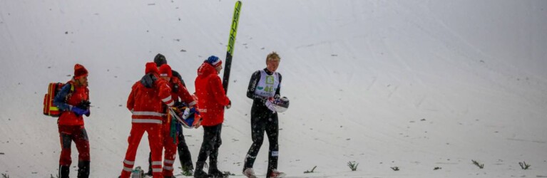 Das wichtigste Bild: Jens Luraas Oftebro (NOR) steht wieder.