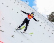 Ida Marie Hagen (NOR) gelang ein starker Sprung.