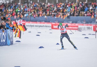 Wendelin Thannheimer bei seinem Heimweltcup 2023