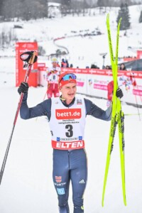 Julian Schmid (GER) gewann im letzten Winter einen der Wettkämpfe in Oberstdorf.