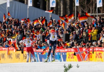 Jenny Nowak (GER) vor den begeisterten Zuschauern im letzten Jahr