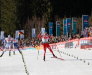 Zieleinlauf: Joergen Graabak (NOR), Stefan Rettenegger (AUT), (l-r)