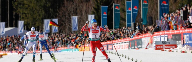 Zieleinlauf: Joergen Graabak (NOR), Stefan Rettenegger (AUT), (l-r)