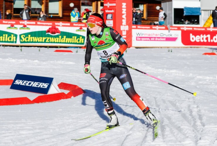 Anne Haeckel (GER) zeigte eine starke Leistung.