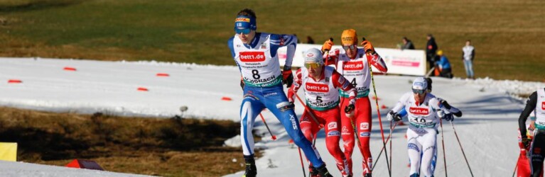 Eero Hirvonen (FIN), Martin Fritz (AUT), Franz-Josef Rehrl (AUT), (l-r) in der Verfolgergruppe