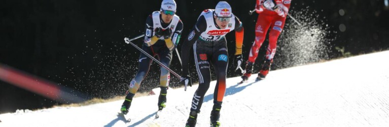 Akito Watabe (JPN), Vinzenz Geiger (GER), (l-r)