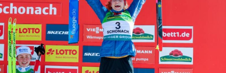 Freude über Platz drei: Nathalie Armbruster (GER)