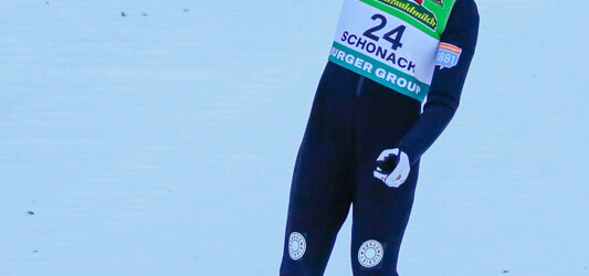 Mari Leinan Lund (NOR) sprang auch am Sonntag am weitesten.