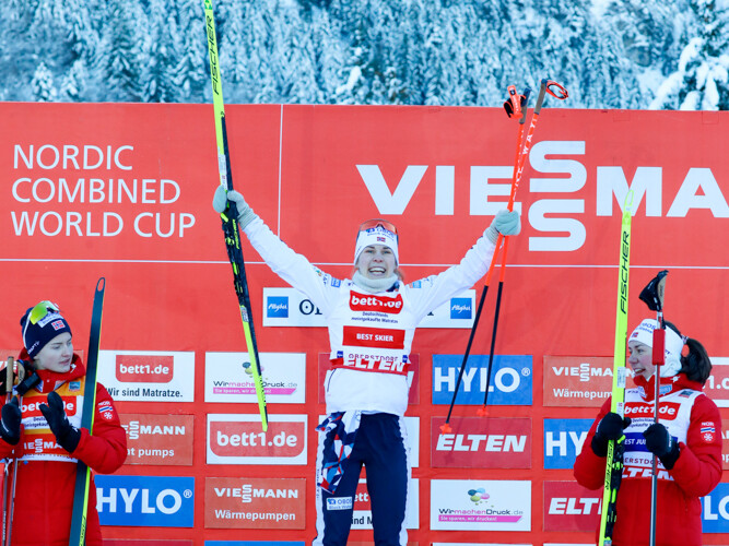 Das Podium: Gyda Westvold Hansen (NOR), Ida Marie Hagen (NOR), Mari Leinan Lund (NOR)